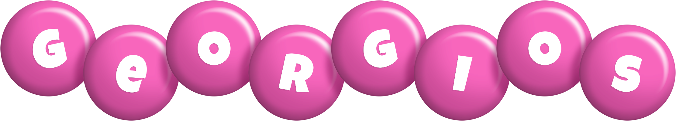 Georgios candy-pink logo