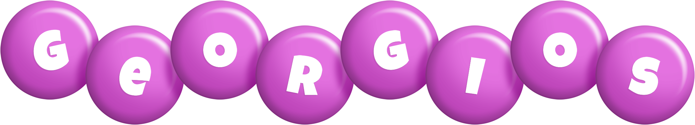 Georgios candy-purple logo