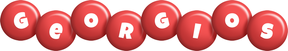 Georgios candy-red logo