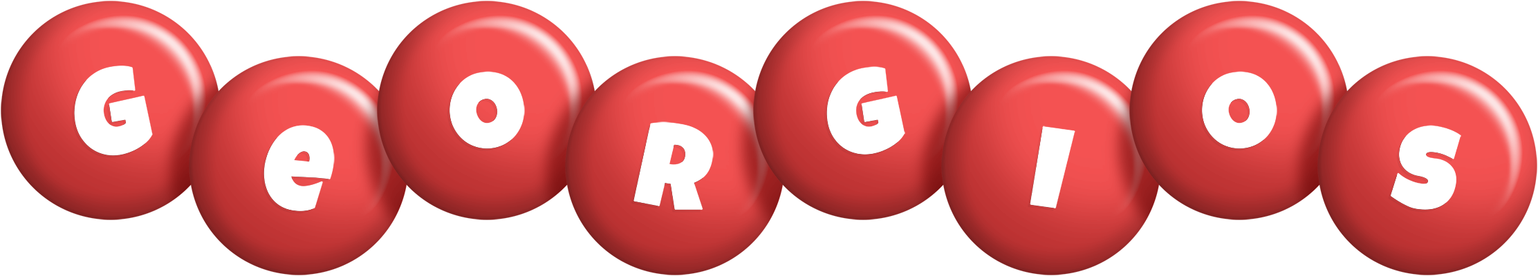 Georgios candy-red logo
