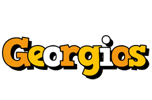 Georgios cartoon logo