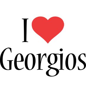 Georgios i-love logo