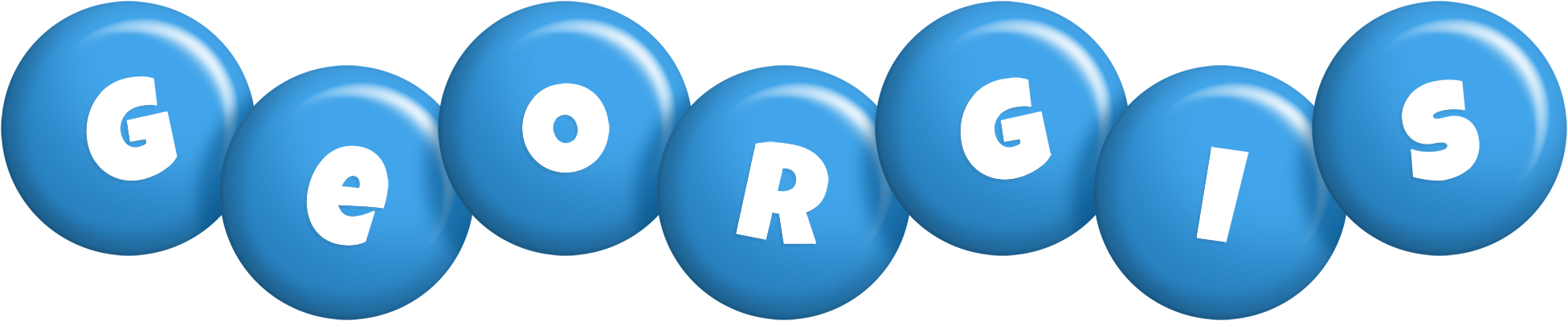 Georgis candy-blue logo