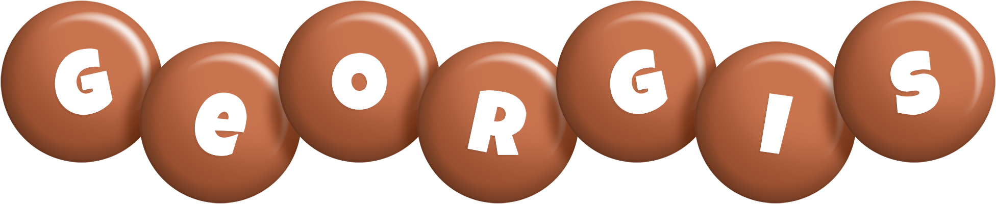 Georgis candy-brown logo