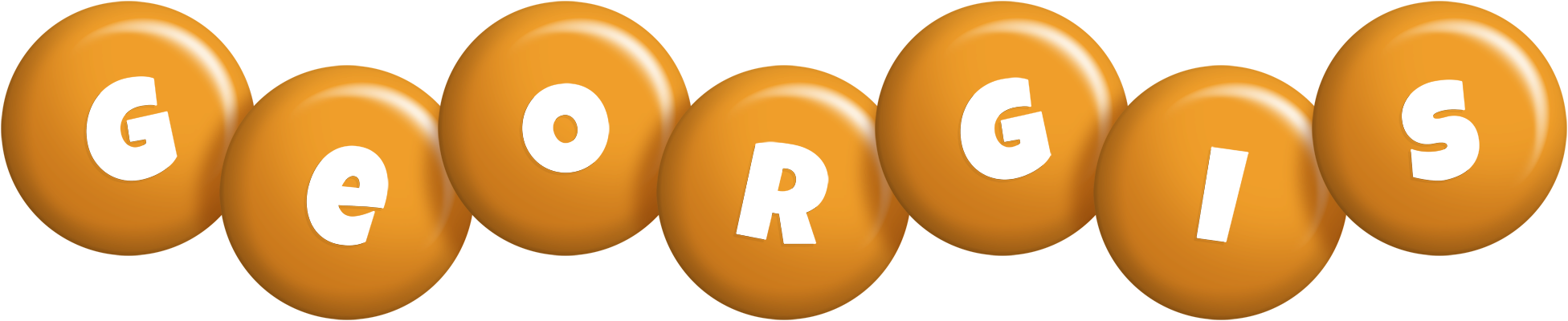 Georgis candy-orange logo