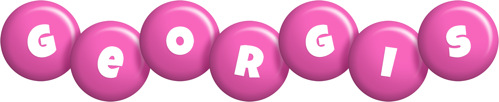 Georgis candy-pink logo