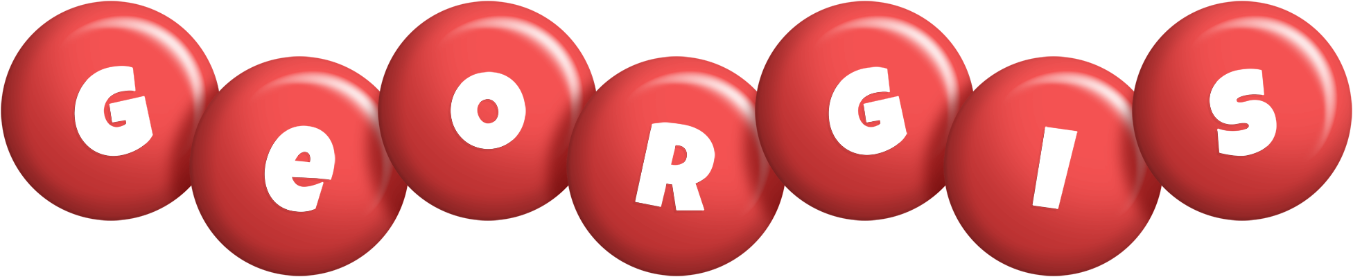Georgis candy-red logo