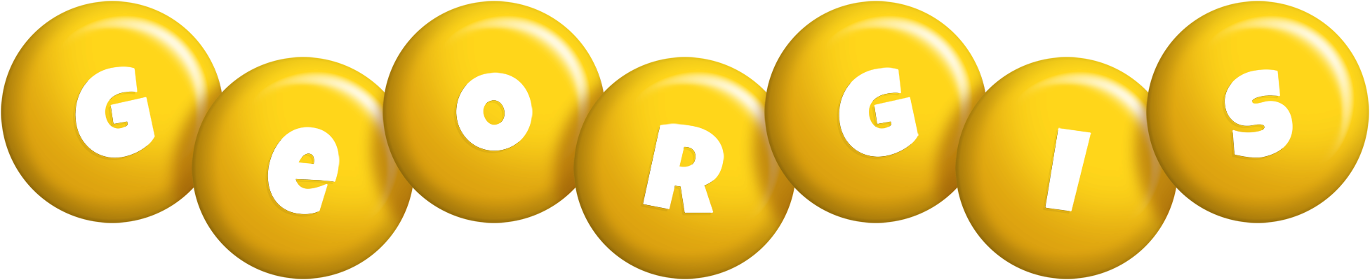 Georgis candy-yellow logo