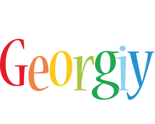 Georgiy birthday logo