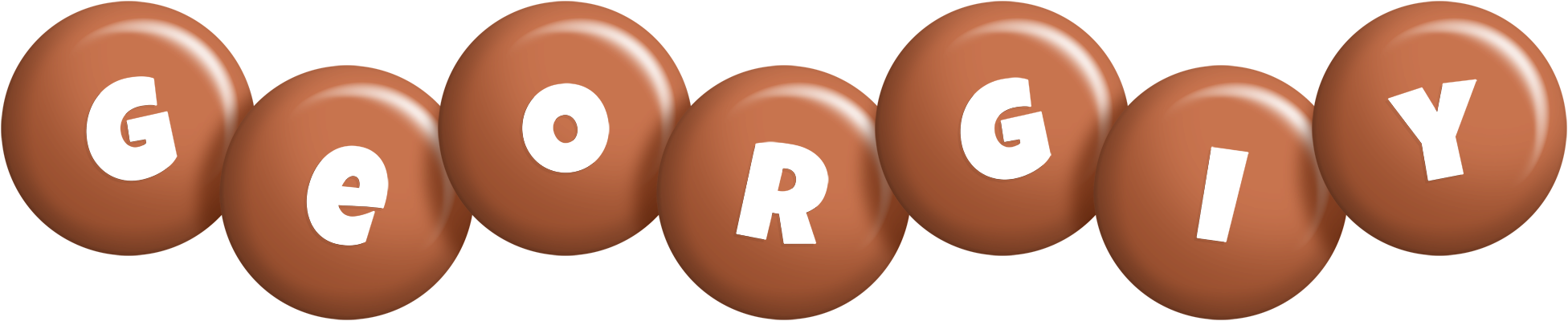 Georgiy candy-brown logo