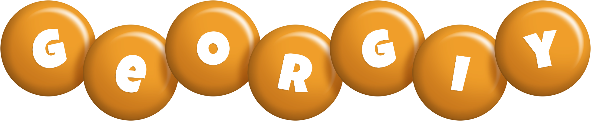 Georgiy candy-orange logo
