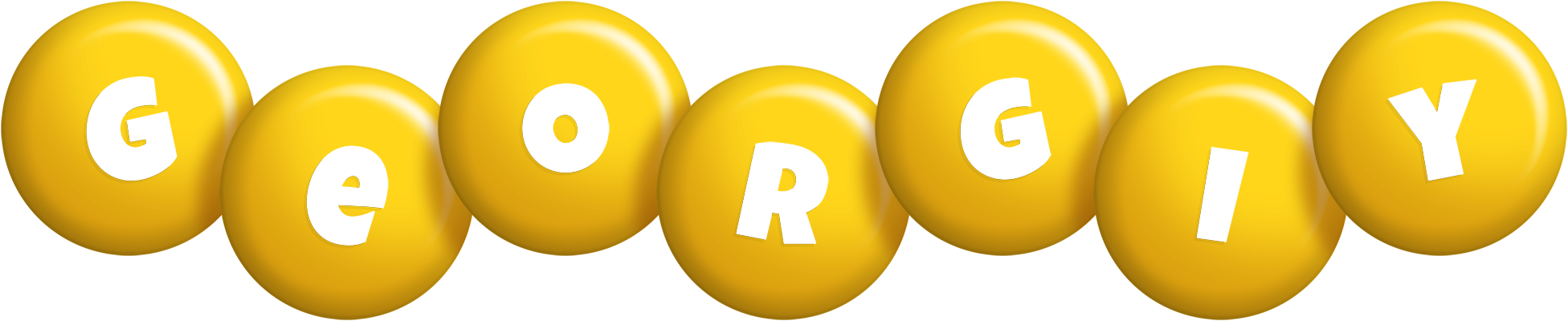 Georgiy candy-yellow logo