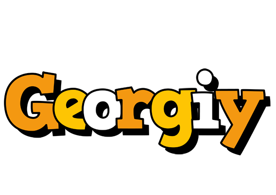 Georgiy cartoon logo