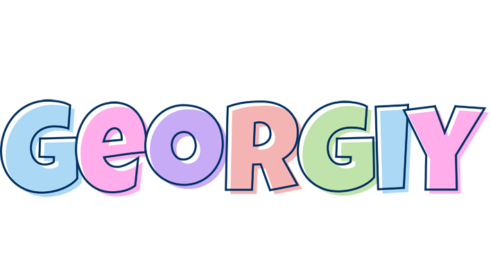 Georgiy pastel logo