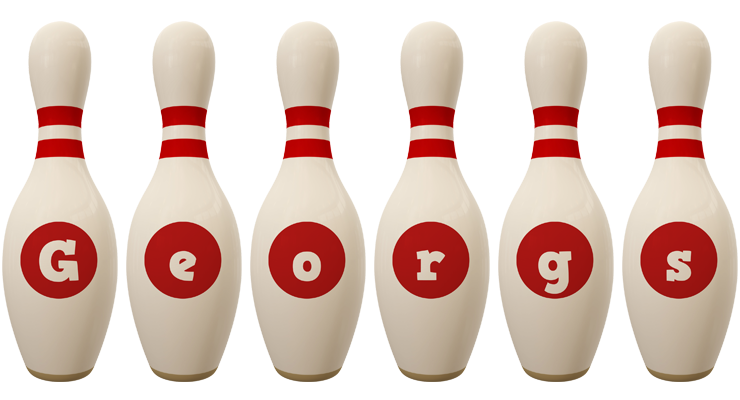 Georgs bowling-pin logo