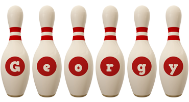 Georgy bowling-pin logo