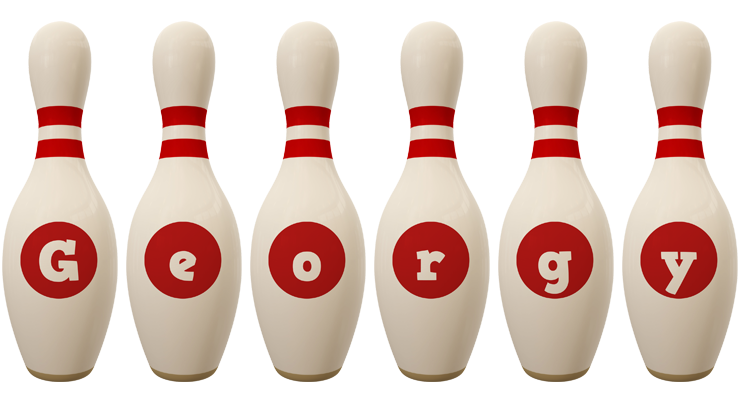 Georgy bowling-pin logo