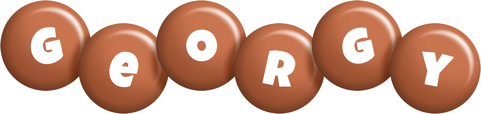 Georgy candy-brown logo