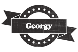 Georgy grunge logo