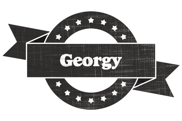 Georgy grunge logo