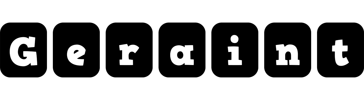 Geraint box logo