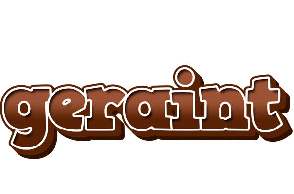 Geraint brownie logo