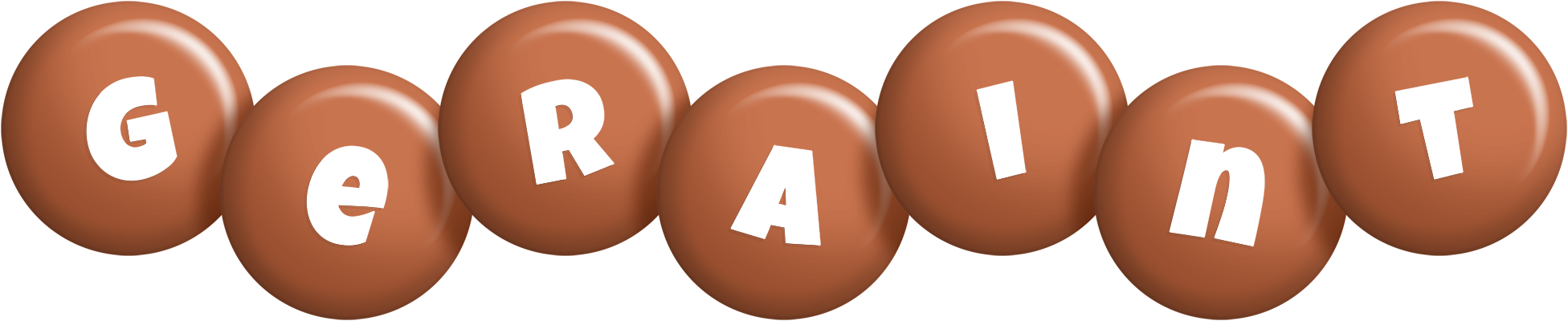 Geraint candy-brown logo