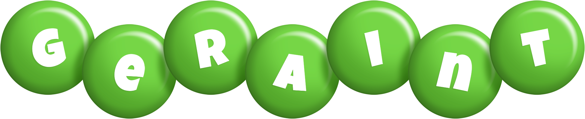 Geraint candy-green logo