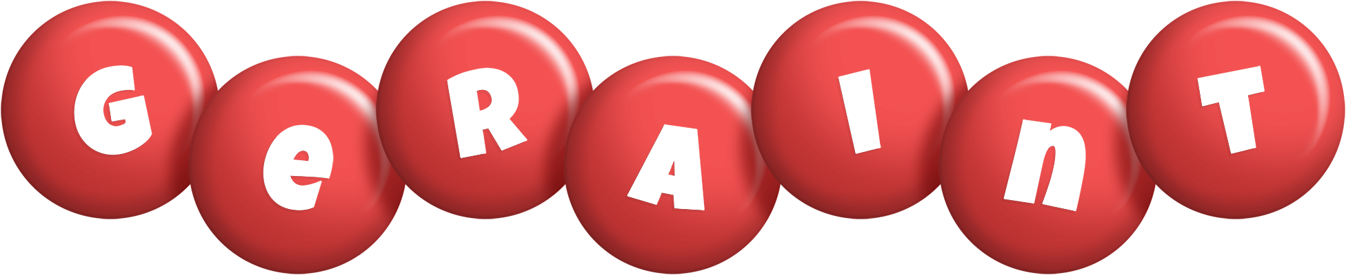 Geraint candy-red logo