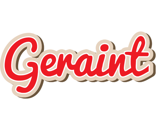 Geraint chocolate logo