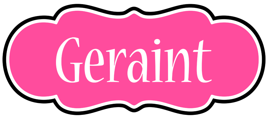 Geraint invitation logo