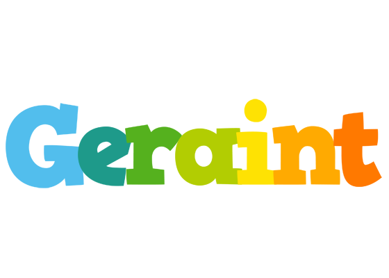 Geraint rainbows logo