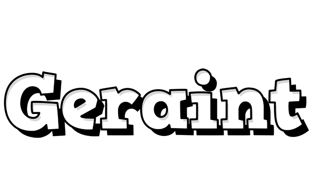 Geraint snowing logo
