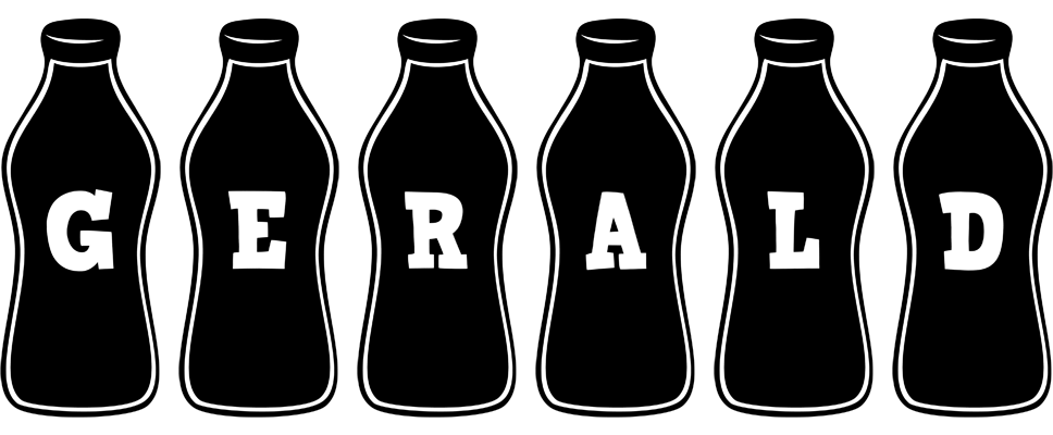 Gerald bottle logo