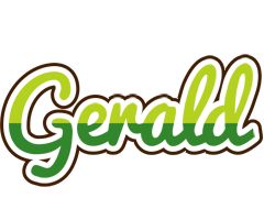Gerald golfing logo