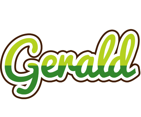 Gerald golfing logo