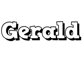 Gerald snowing logo