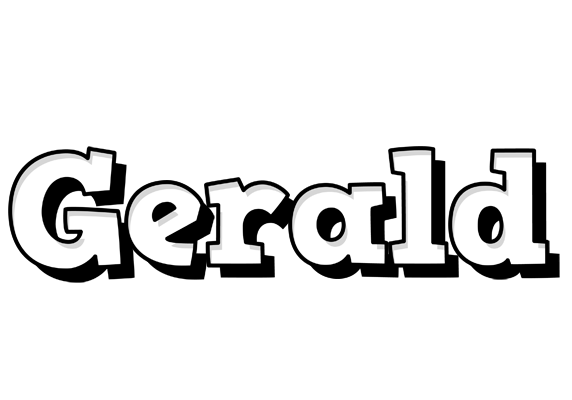 Gerald snowing logo