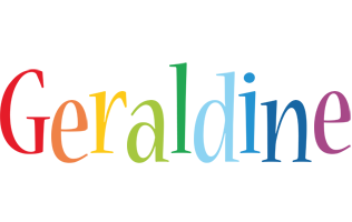 Geraldine birthday logo