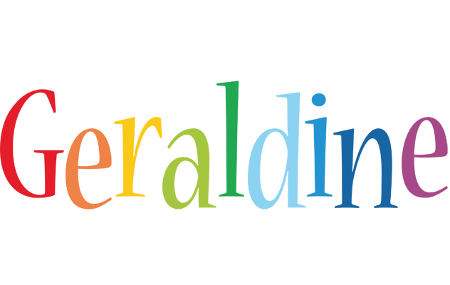 Geraldine birthday logo