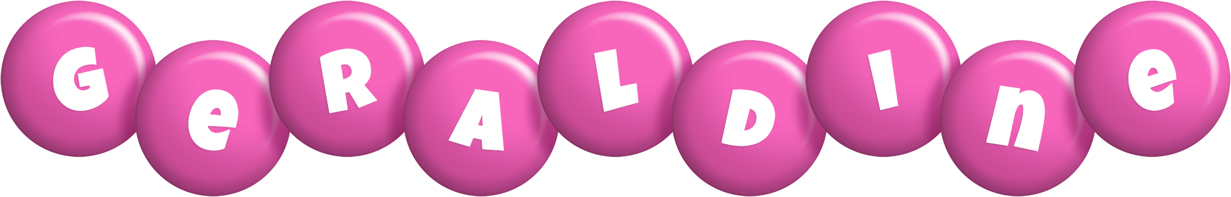 Geraldine candy-pink logo