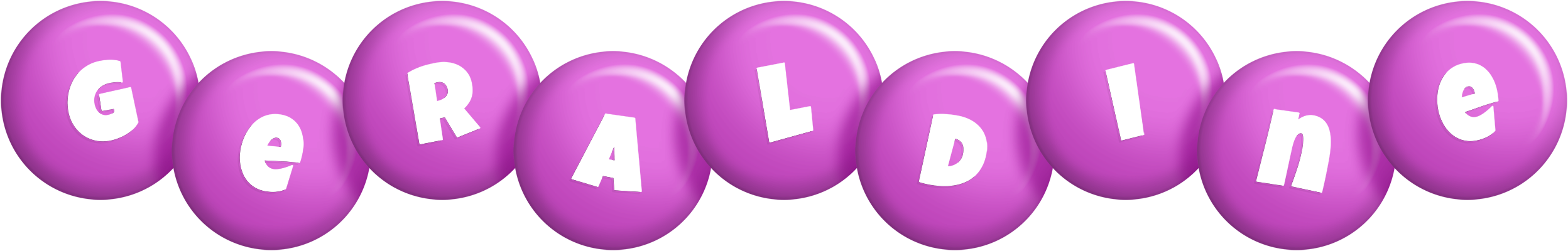 Geraldine candy-purple logo