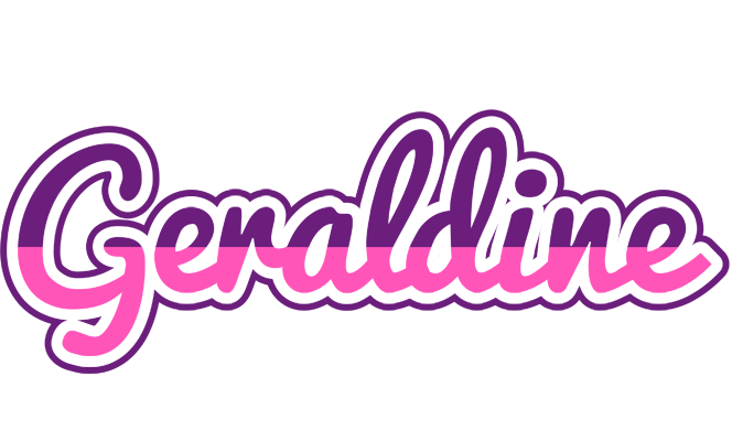 Geraldine cheerful logo