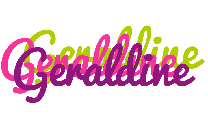 Geraldine flowers logo
