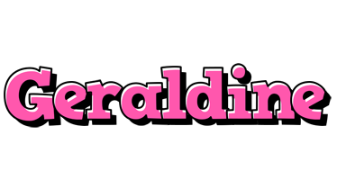 Geraldine girlish logo