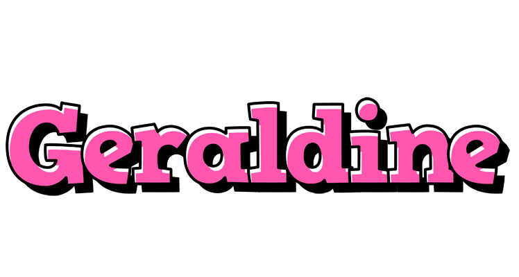 Geraldine girlish logo
