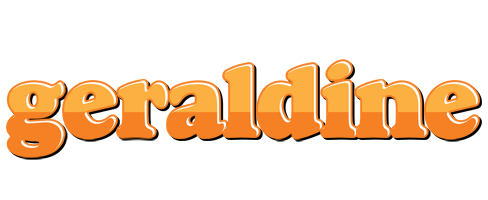 Geraldine orange logo