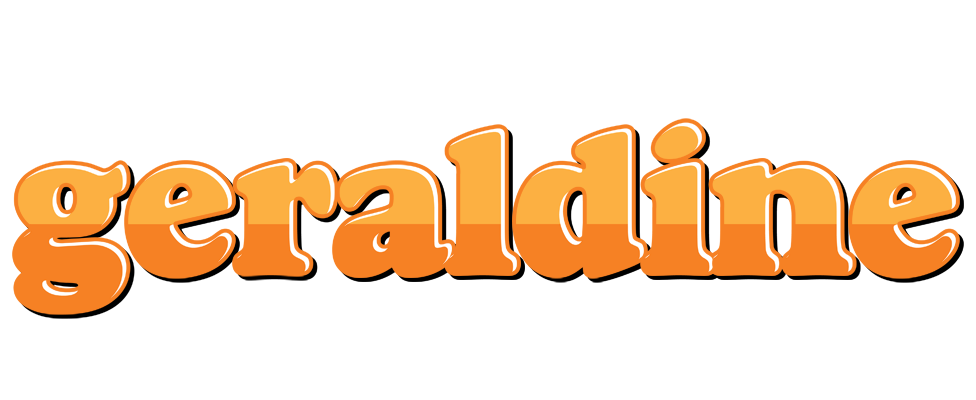 Geraldine orange logo