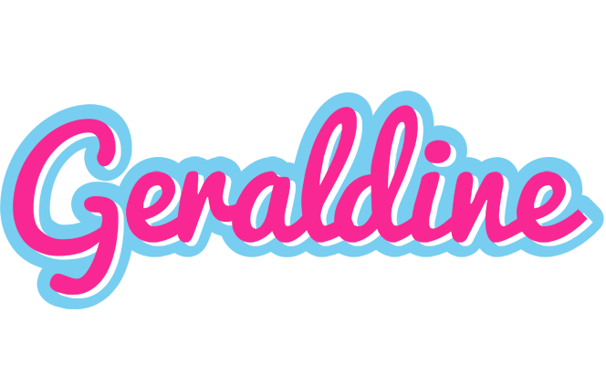 Geraldine popstar logo
