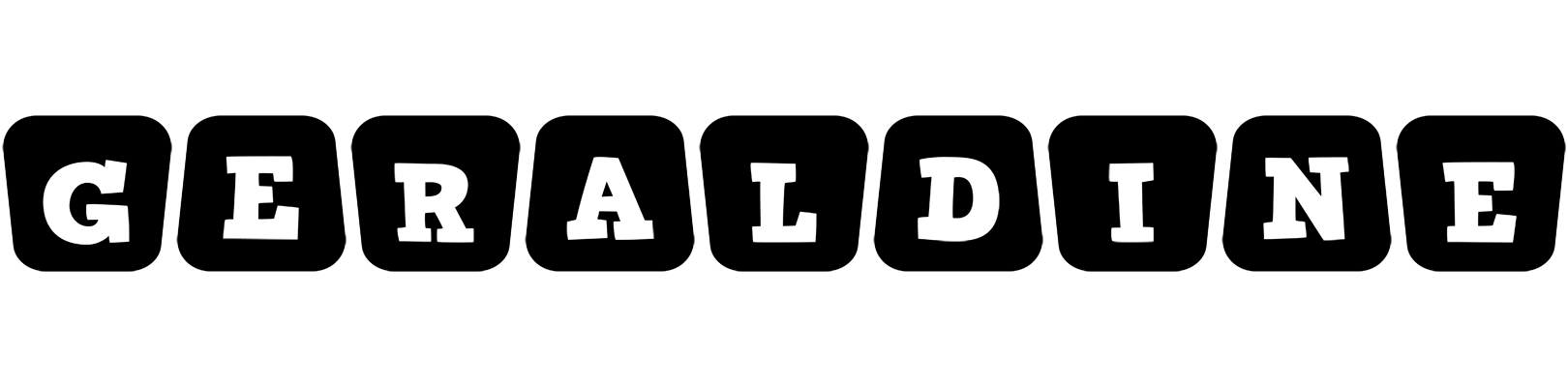 Geraldine racing logo